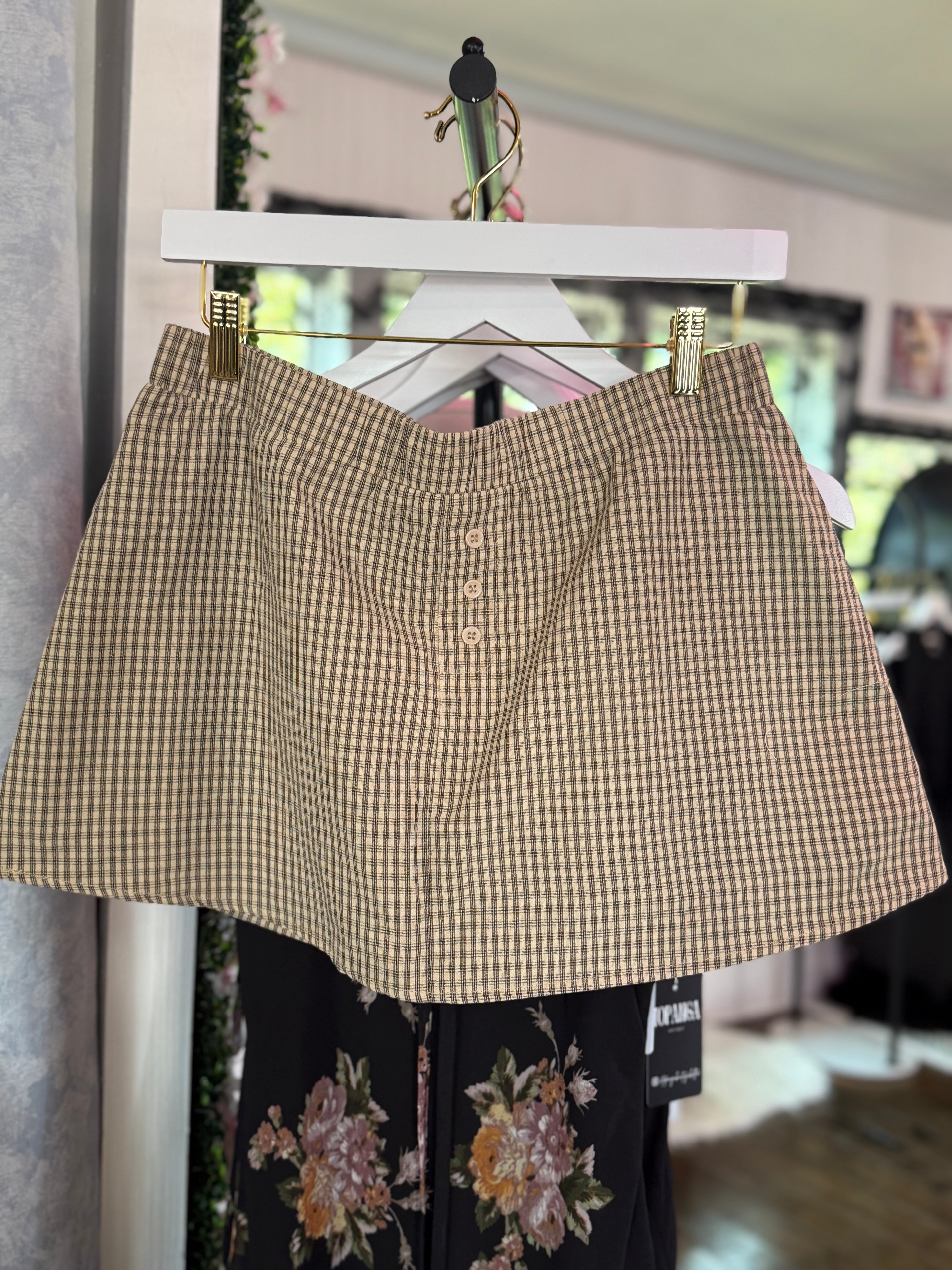 Bubble Shorts Mini Skirt