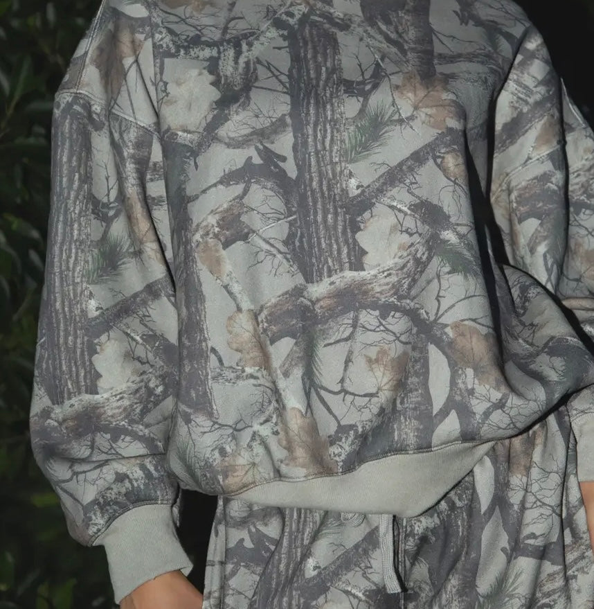 Camo Fleece Sweatshirt