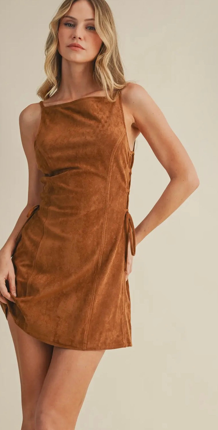 Klesis Fall Suede Dress