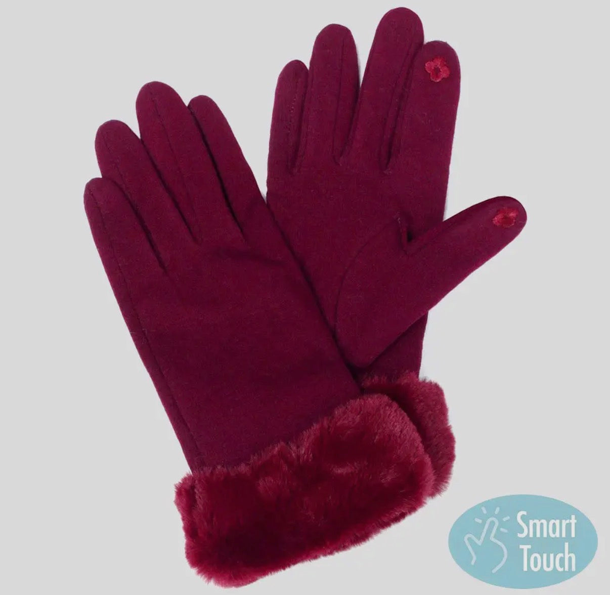 Faux Fur Gloves