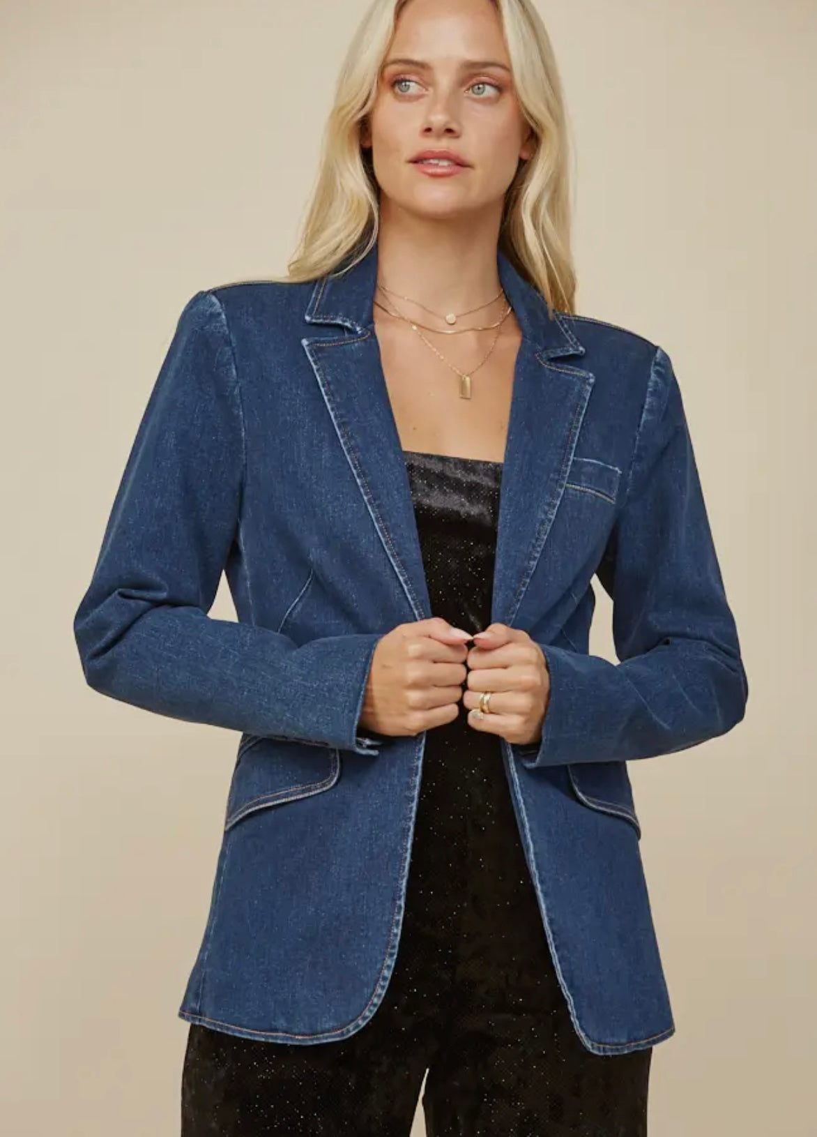 Denim Blazer