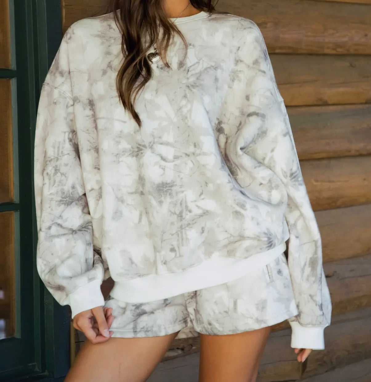 Light Camo Fleece Sweatshirt