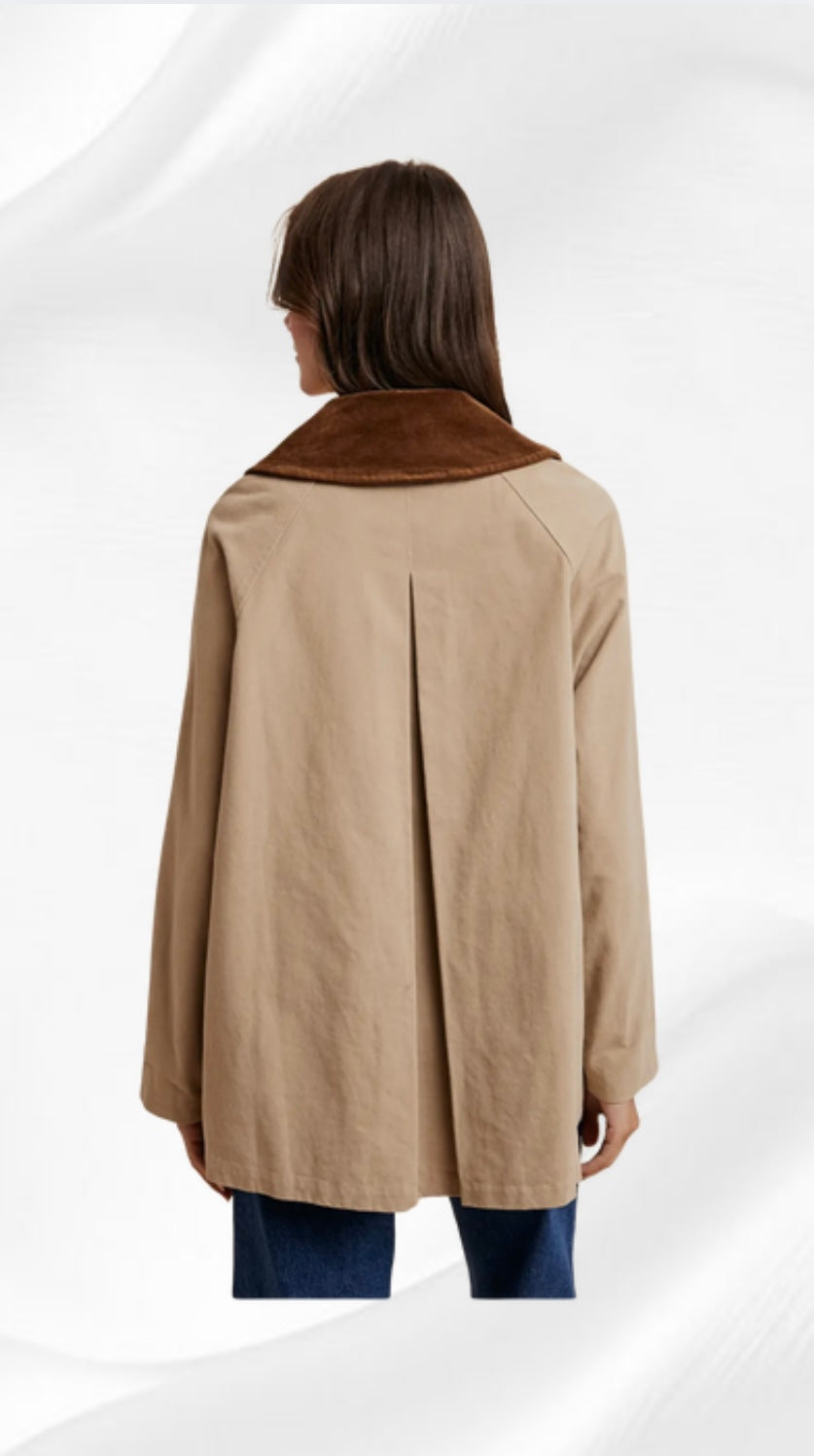 Corduroy Collared Chore Jacket