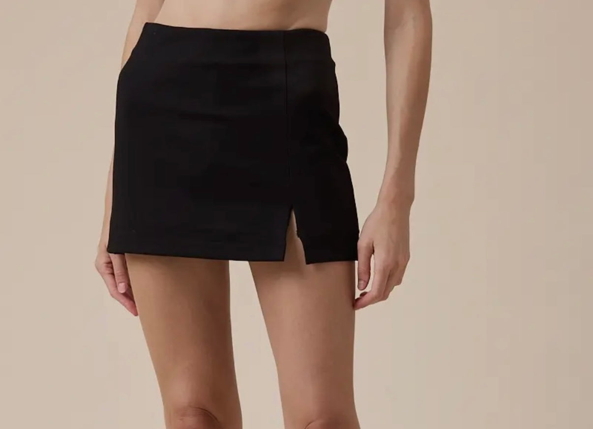 Black Mini Skort