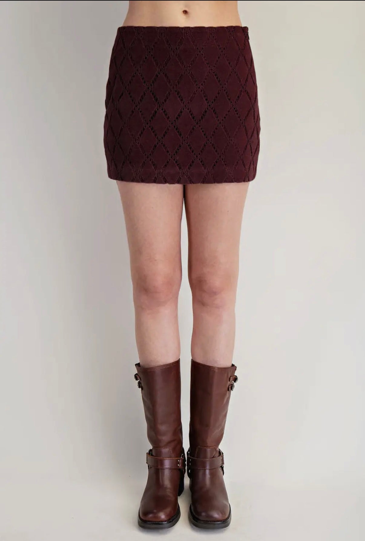 Roxy Burgundy Skirt