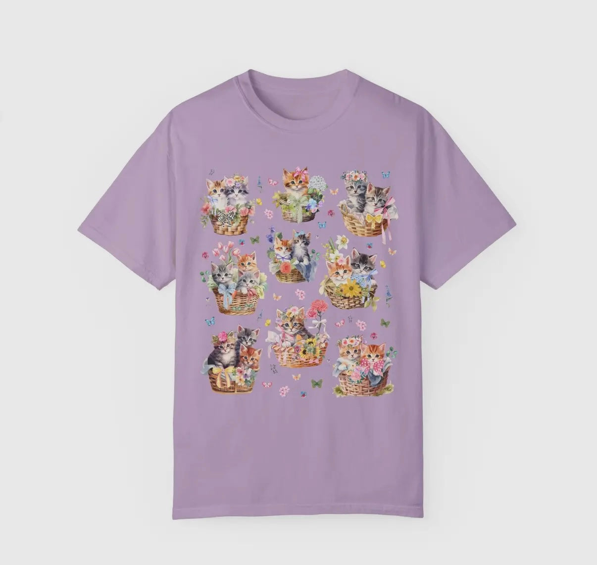 Purple Opal Cat Graphic