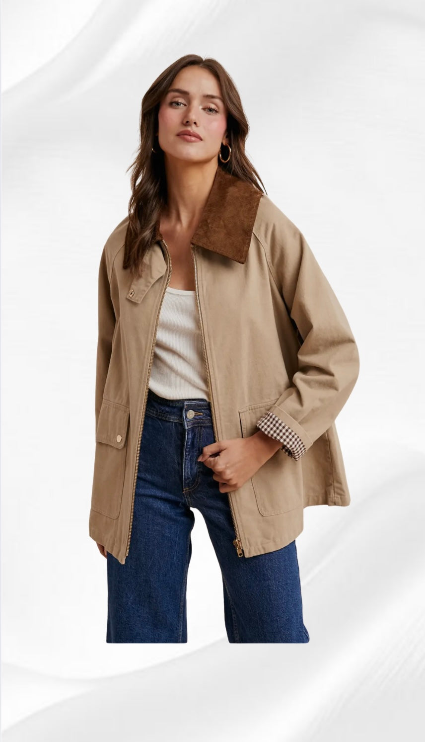 Corduroy Collared Chore Jacket