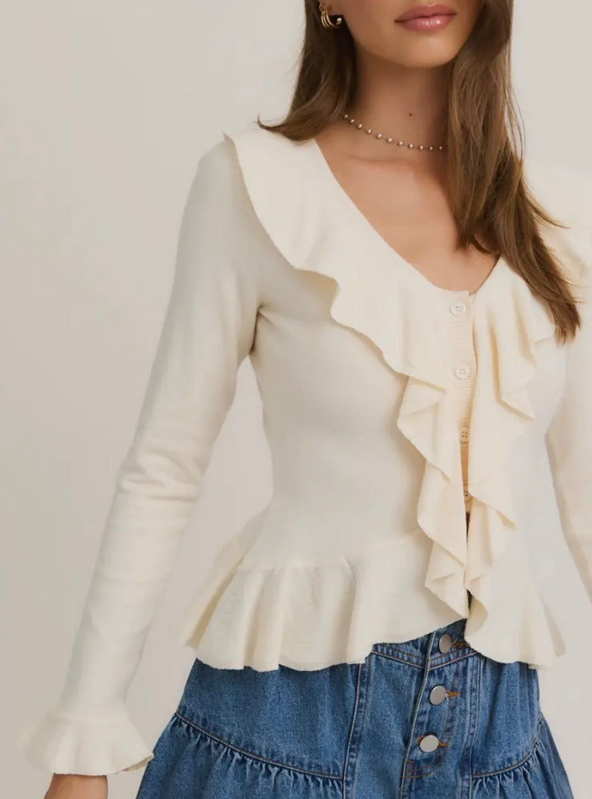 Georgie Ruffle Top