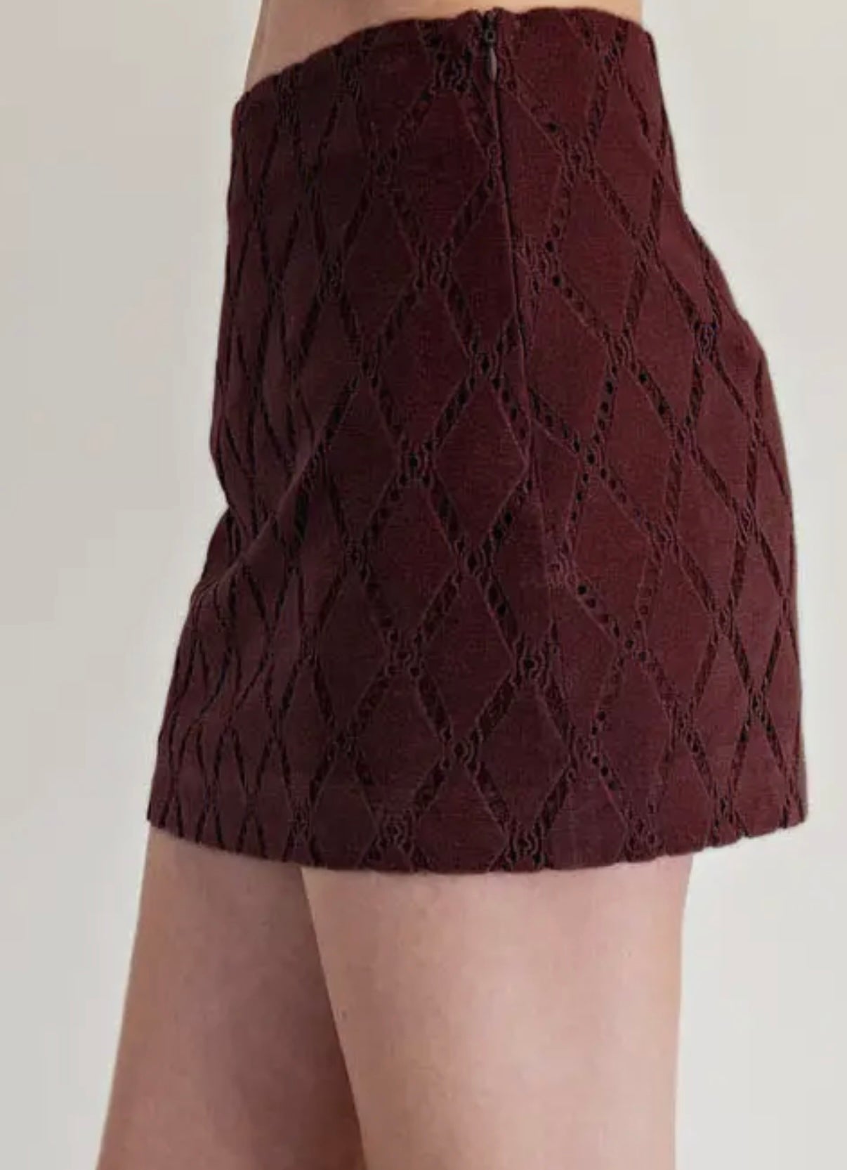 Roxy Burgundy Skirt