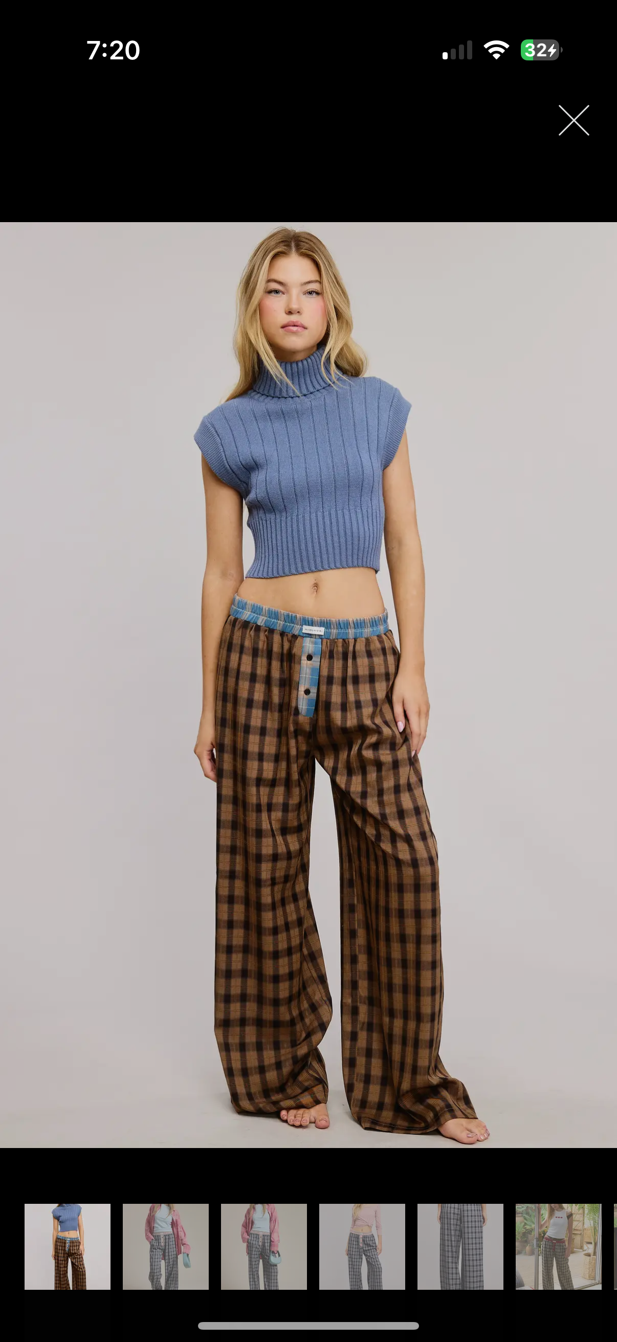 Plaid Lounge Pant