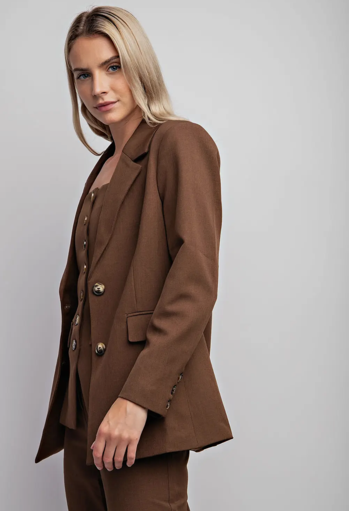 Edit Brown Blazer