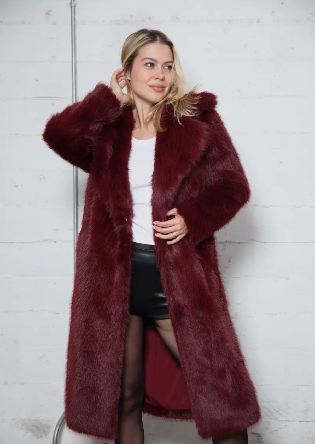 Carmella Faux Fur Coat